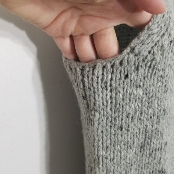 Cynthia Rowley | Gray Knit Cowl Sweater Tunic XS - Picture 5 of 8